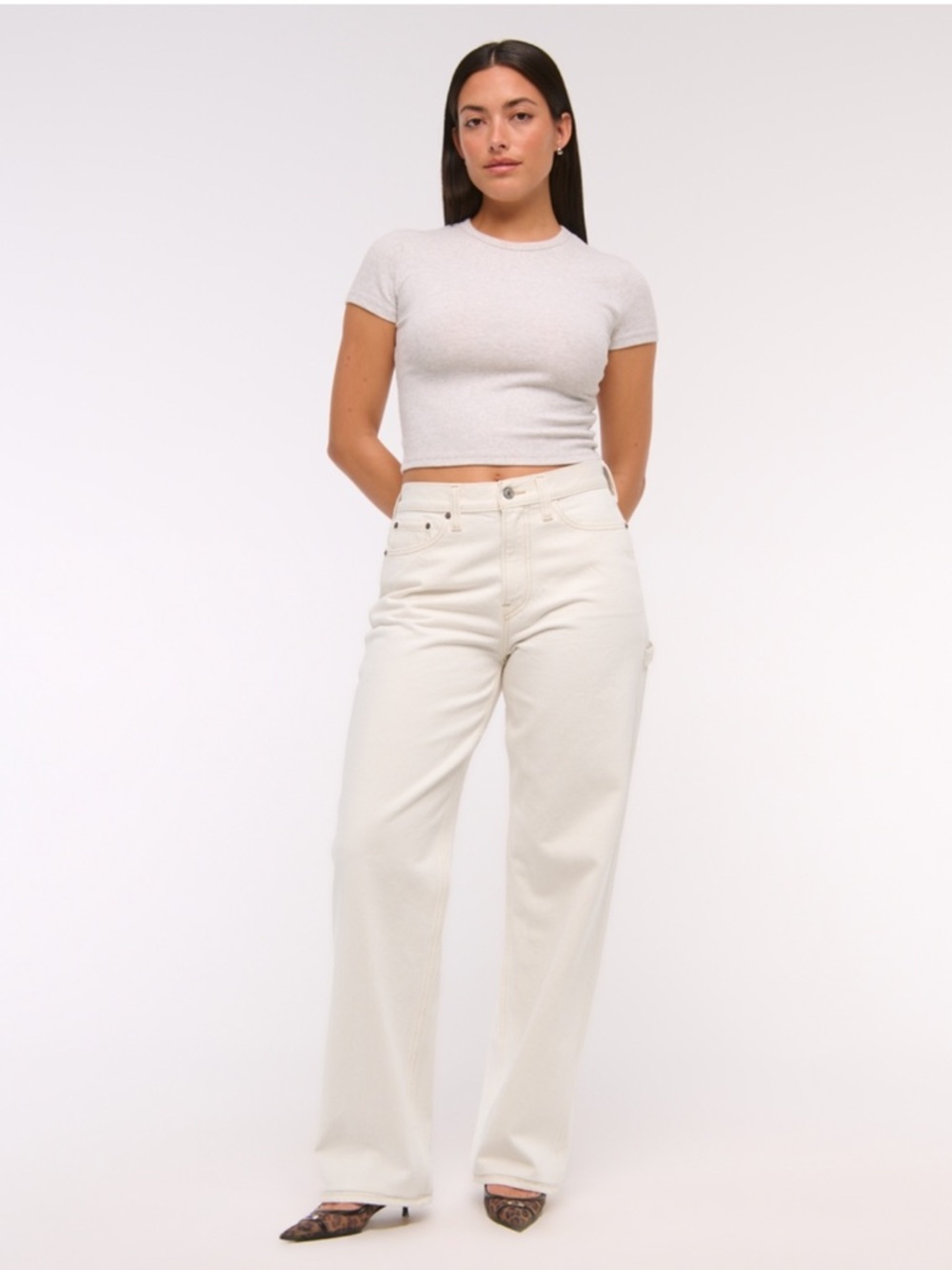 Abercrombie Curve Love Slouchy Jean